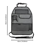Car Backseat Organiser with Tablet Holder – Grey
