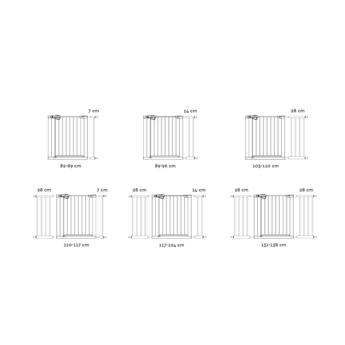 GIA Safety Gate Extension – 28 cm