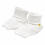 Robbie Newborn Booties – White