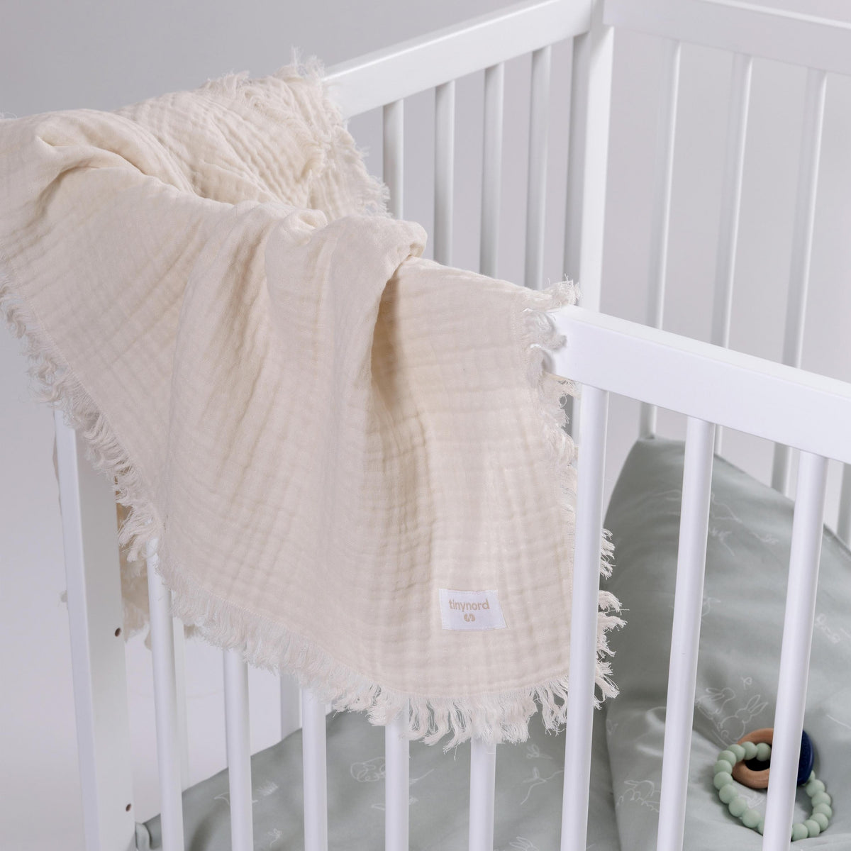 SANDY Cotton Muslin Blanket – 80 × 100 cm