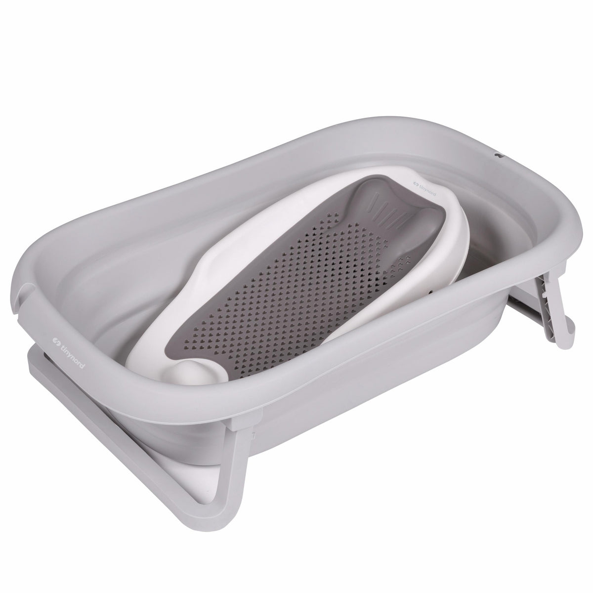 SEATY Foldable Baby Bath Seat – Grey