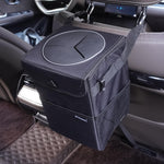 Waterproof Car Trash Box – 25 × 16 × 15 cm, Black