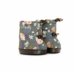 Toddler Puffer Booties - Woodland