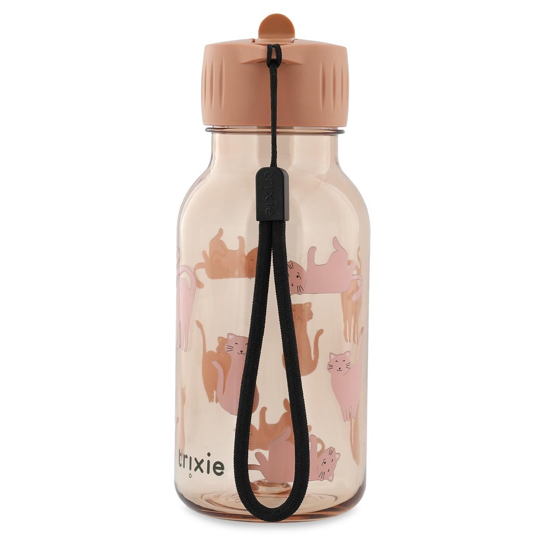 Kinder-Trinkflasche Tritan 350 ml Charming Cat – Auslaufsichere Flasche ab 3 Jahren – Produktbild 1