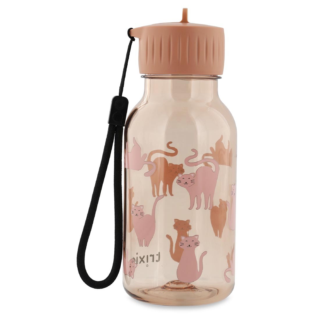 Kinder-Trinkflasche Tritan 350 ml Charming Cat – Auslaufsichere Flasche ab 3 Jahren – Produktbild 2