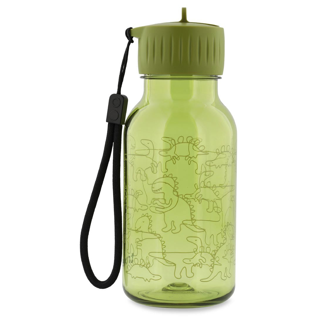 Kinder-Trinkflasche Tritan 350 ml Daring Dino – Auslaufsichere Flasche ab 3 Jahren – Produktbild 1