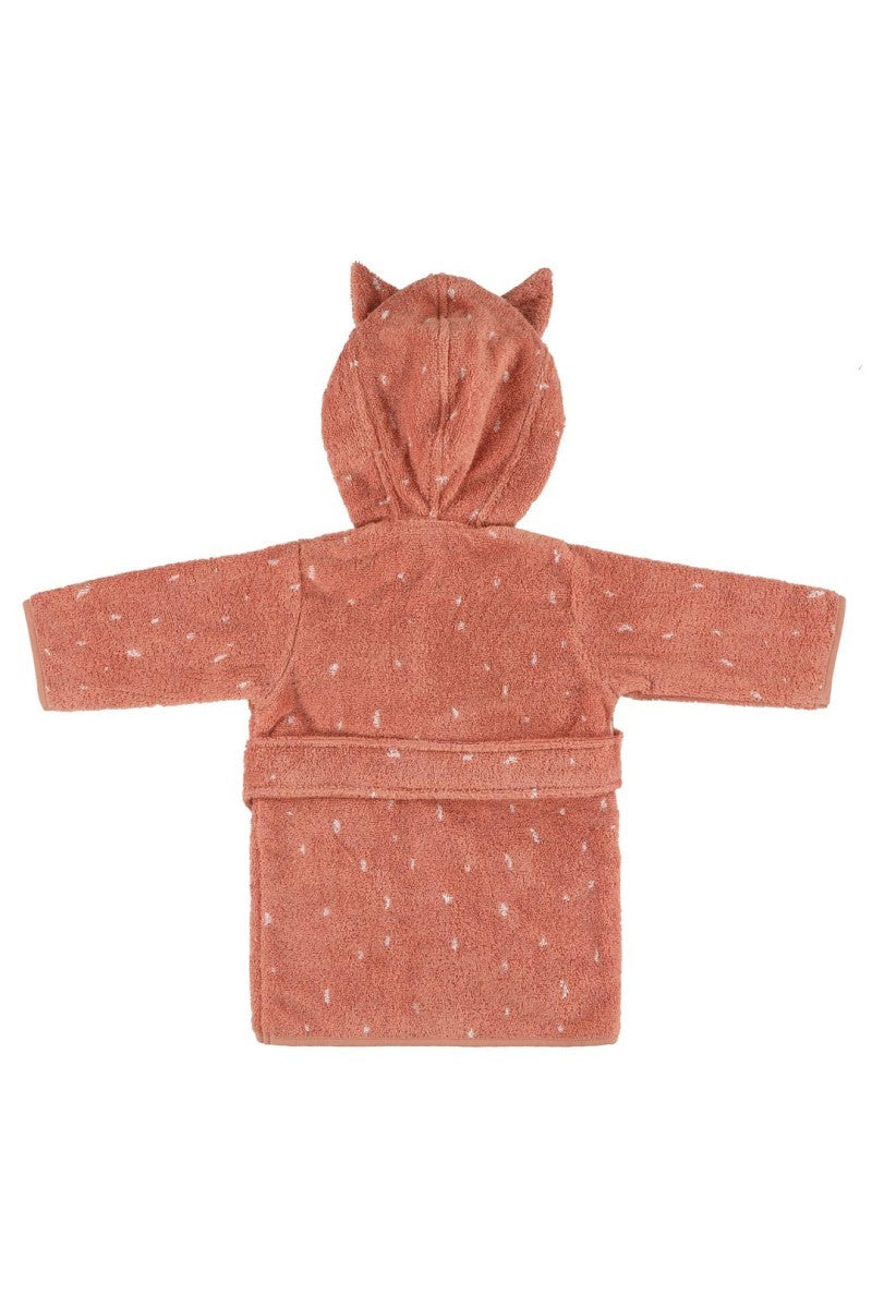 Organic Cotton Hooded Bathrobe, 1–2 Years – Mrs. Cat