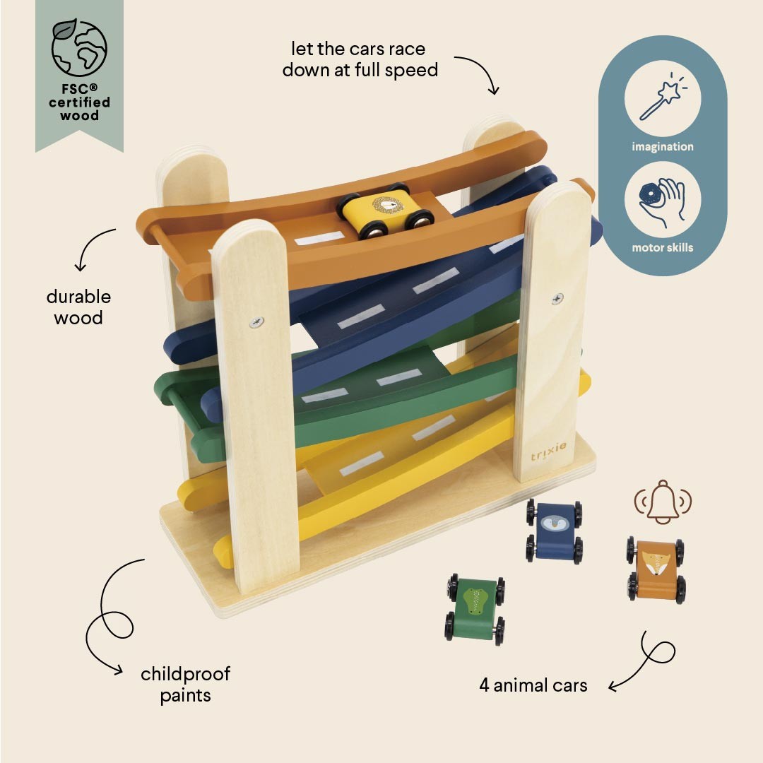 Holz-Rennbahn – Produktbild 3