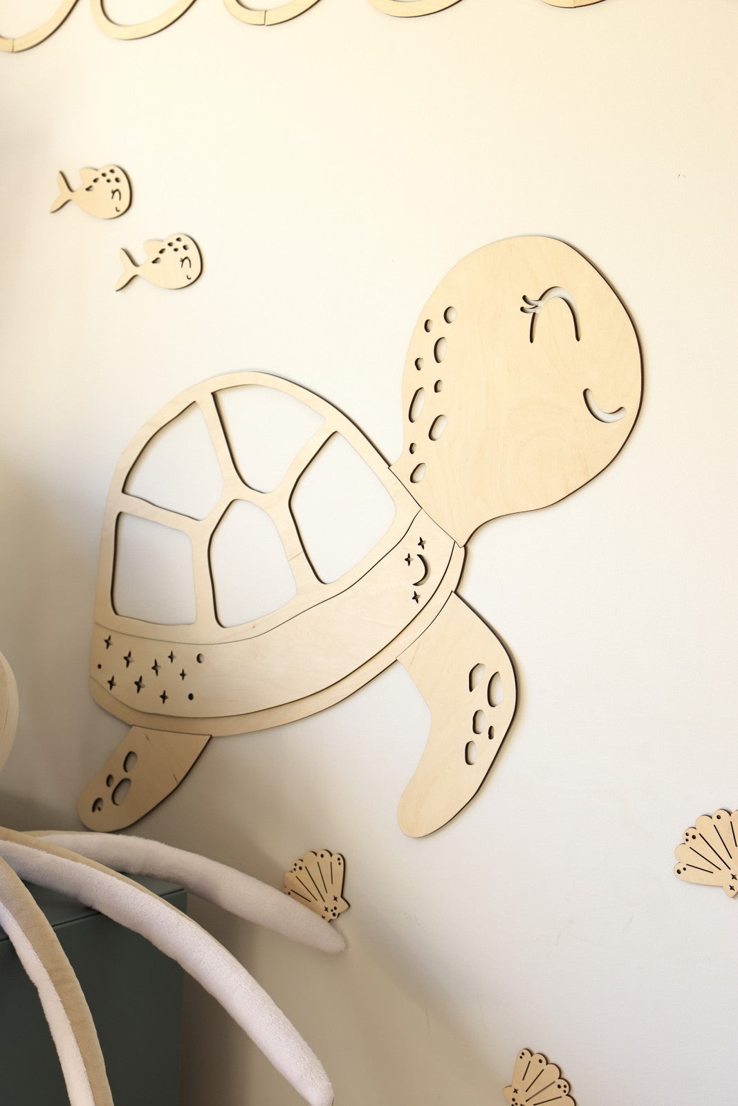 Wanddekoration aus Holz – Schildkröte – Produktbild 3