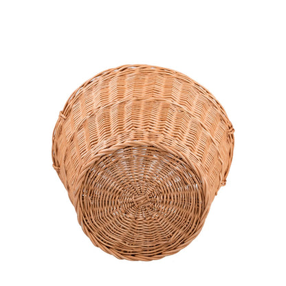Wicker Basket For Garden And Firewood, 38L