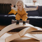 Montessori Balancebrett aus Holz – Balancebrett aus Holz für Kinder & Erwachsene