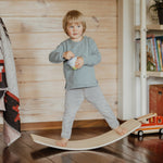 Montessori Balancebrett aus Holz – Balancebrett aus Holz für Kinder & Erwachsene