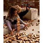 Holzbausteine im Beutel – Natur, 50 Teile – Produktbild 2