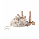 Wooden Bowling Pins - Natural