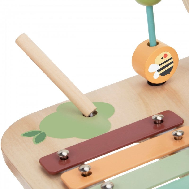 Montessori Aktivitätstisch aus Holz – 5in1 Musik- & Sensorik-Spieltisch ab 18 Monaten – Produktbild 3