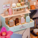 Montessori Eisstand aus Holz – 16-teiliges Spielzeug Eisset mit Magnet-Funktion – Produktbild 2