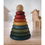 Runde Holzpyramide – Bunt – Produktbild 3