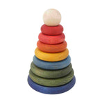 Runde Holzpyramide – Bunt – Produktbild 4