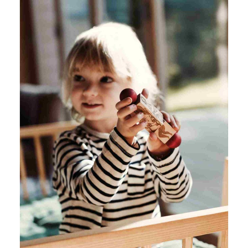 Wooden Story Secret Garden Drehpuzzle – Montessori Holzpuzzle Natur FSC ab 3 Jahren