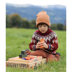 Holz Bollerwagen für Kinder – FSC Holzwagen zum Ziehen & Spielen ab 3 Jahren – Produktbild 1